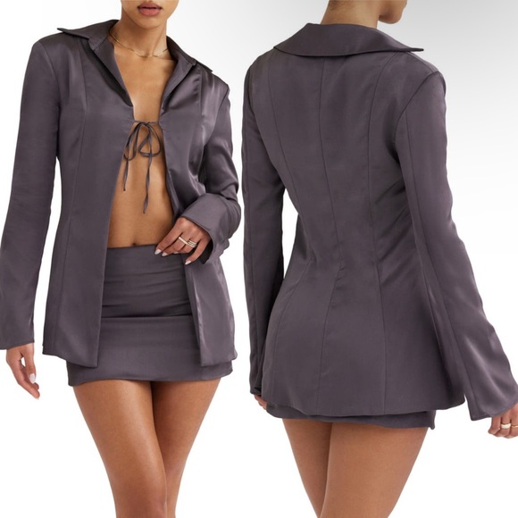 House of Cb tie satin top - Picture 1 of 1